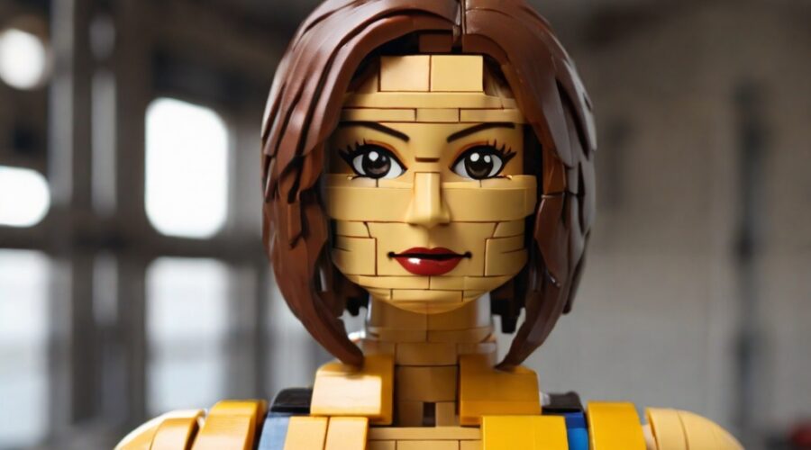 imagem: criação de uma persona através de peças de lego